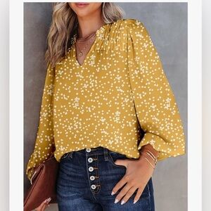 NWOT BLENCOT Boho Chiffon Blouses SZ XL